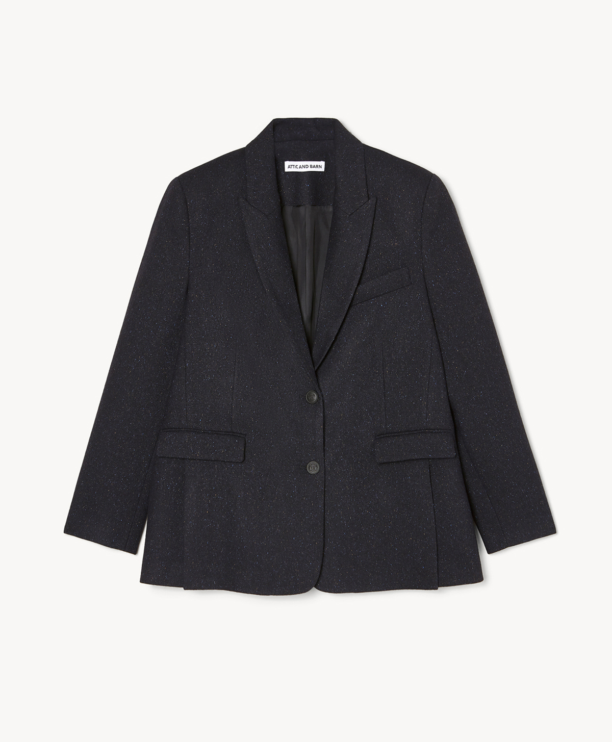 ALFRED STRETCH TWEED JACKET - NIGHT BLUE - Momonì