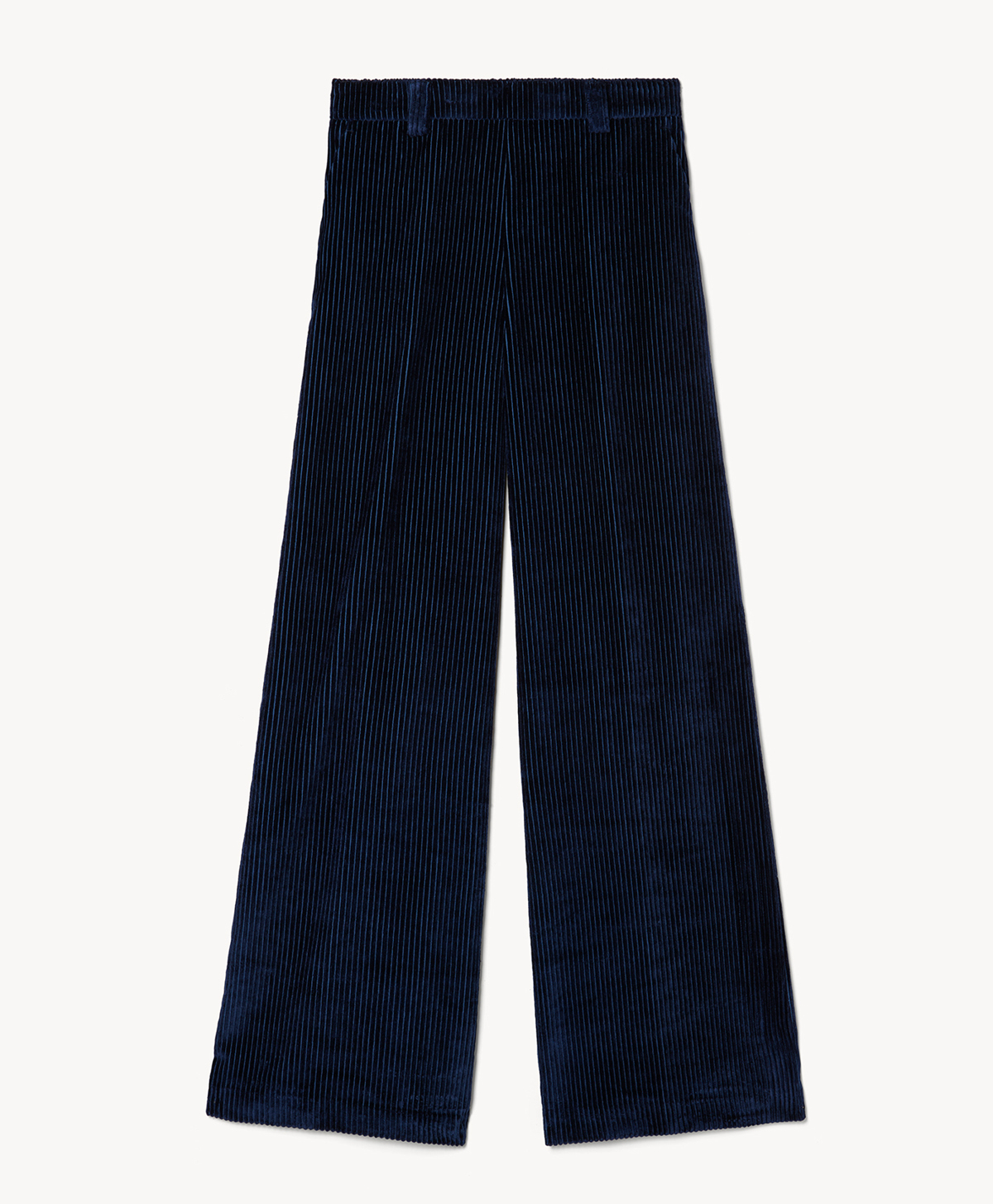 PUEBLO CORDUROY TROUSERS - BLUE - Momonì