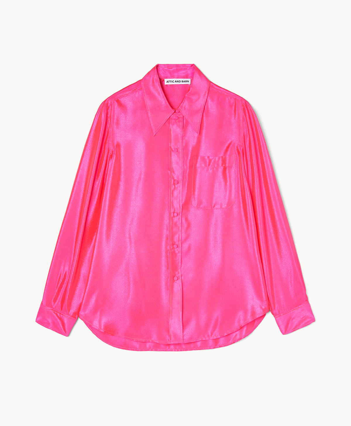 CAMICIA TIMOTHY IN TESSUTO EFFETTO CRESPO - FUCSIA - Momonì