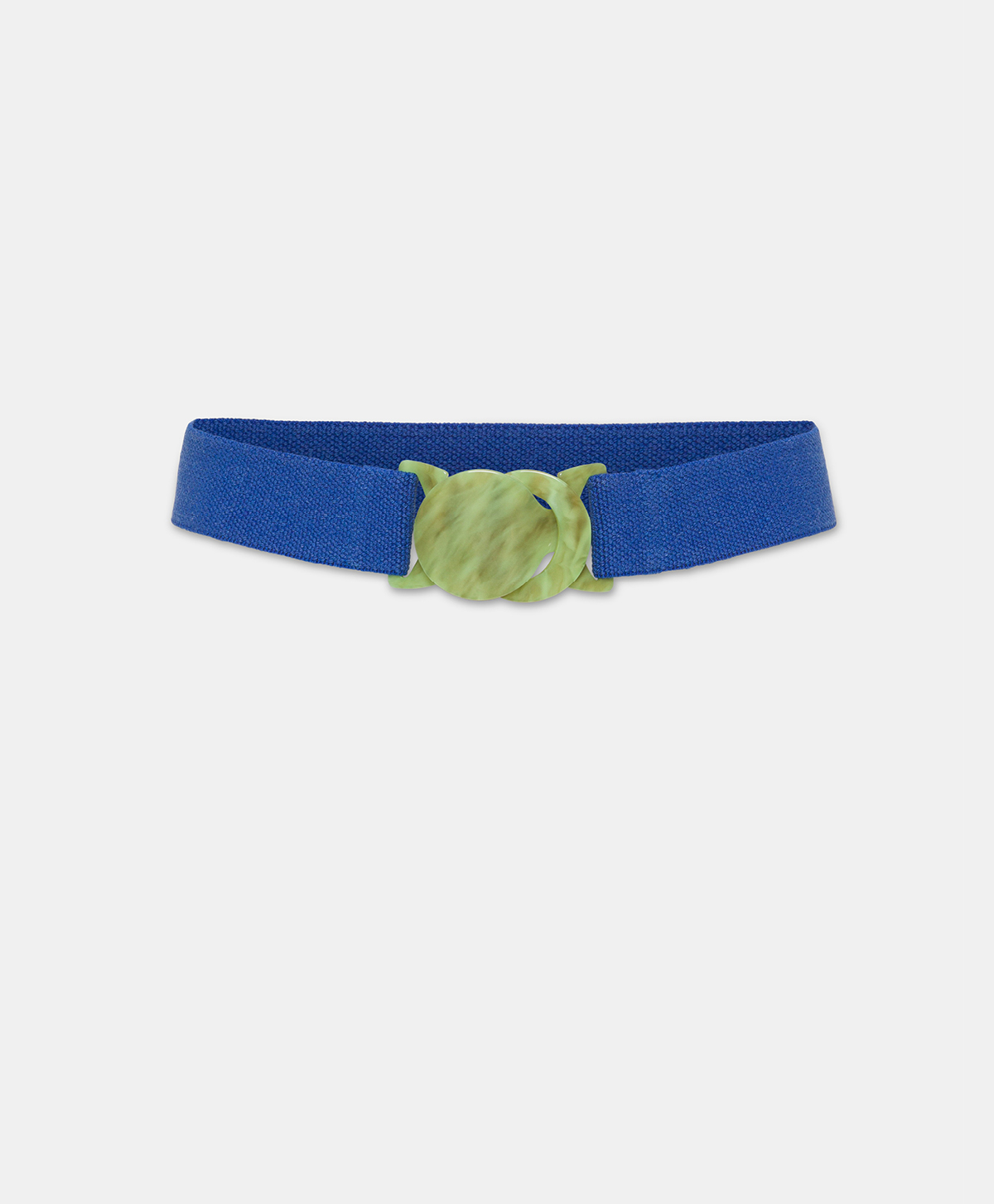 NASHI ELASTICIZED BELT - GREEN/BLUEETTE - Momonì