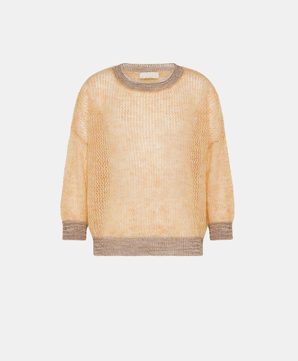 TRICOT BELLA EN MOHAIR DOUX - ORANGE - Momonì