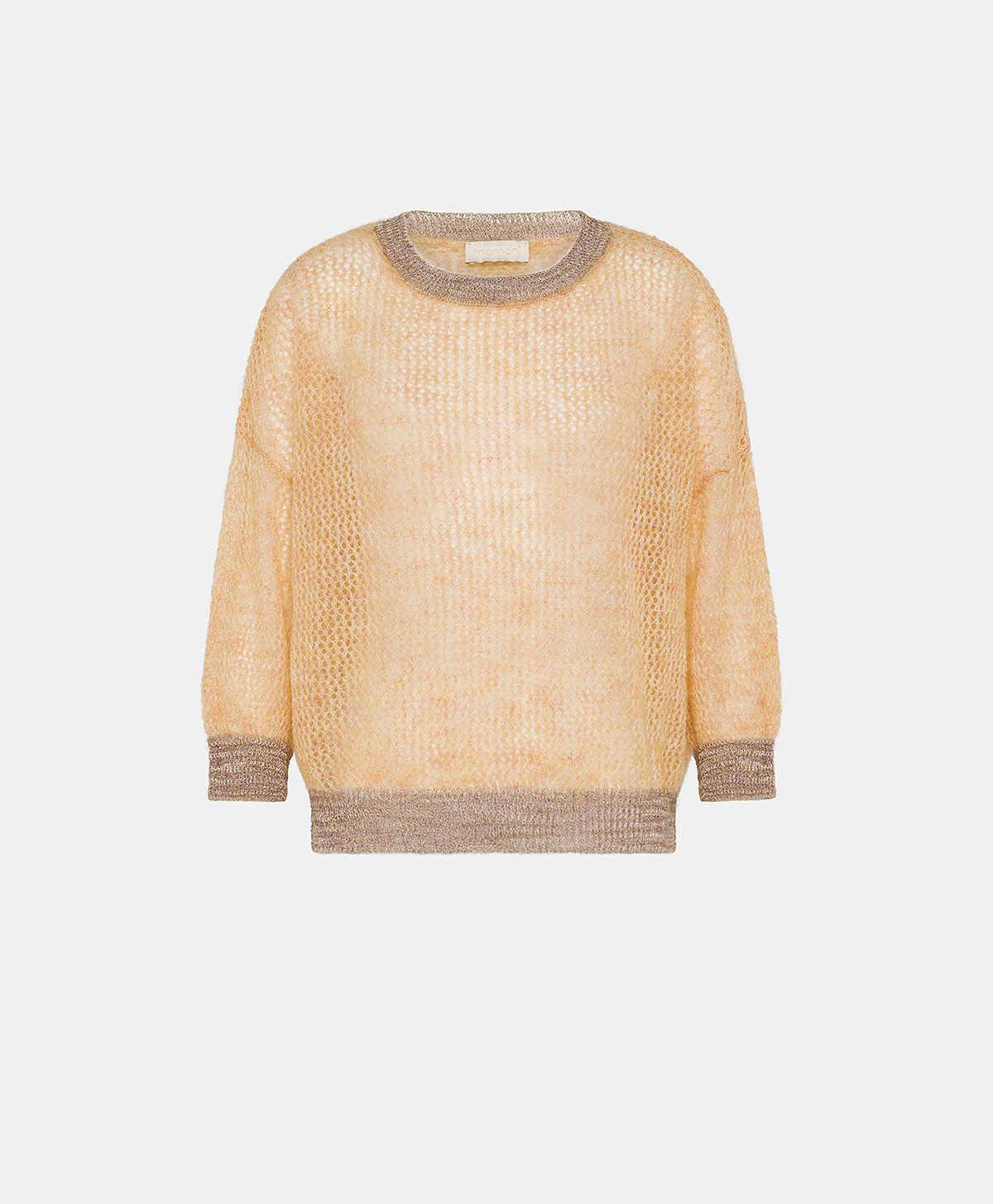 MAGLIA BELLA IN SOFT MOHAIR - ARANCIO - Momonì