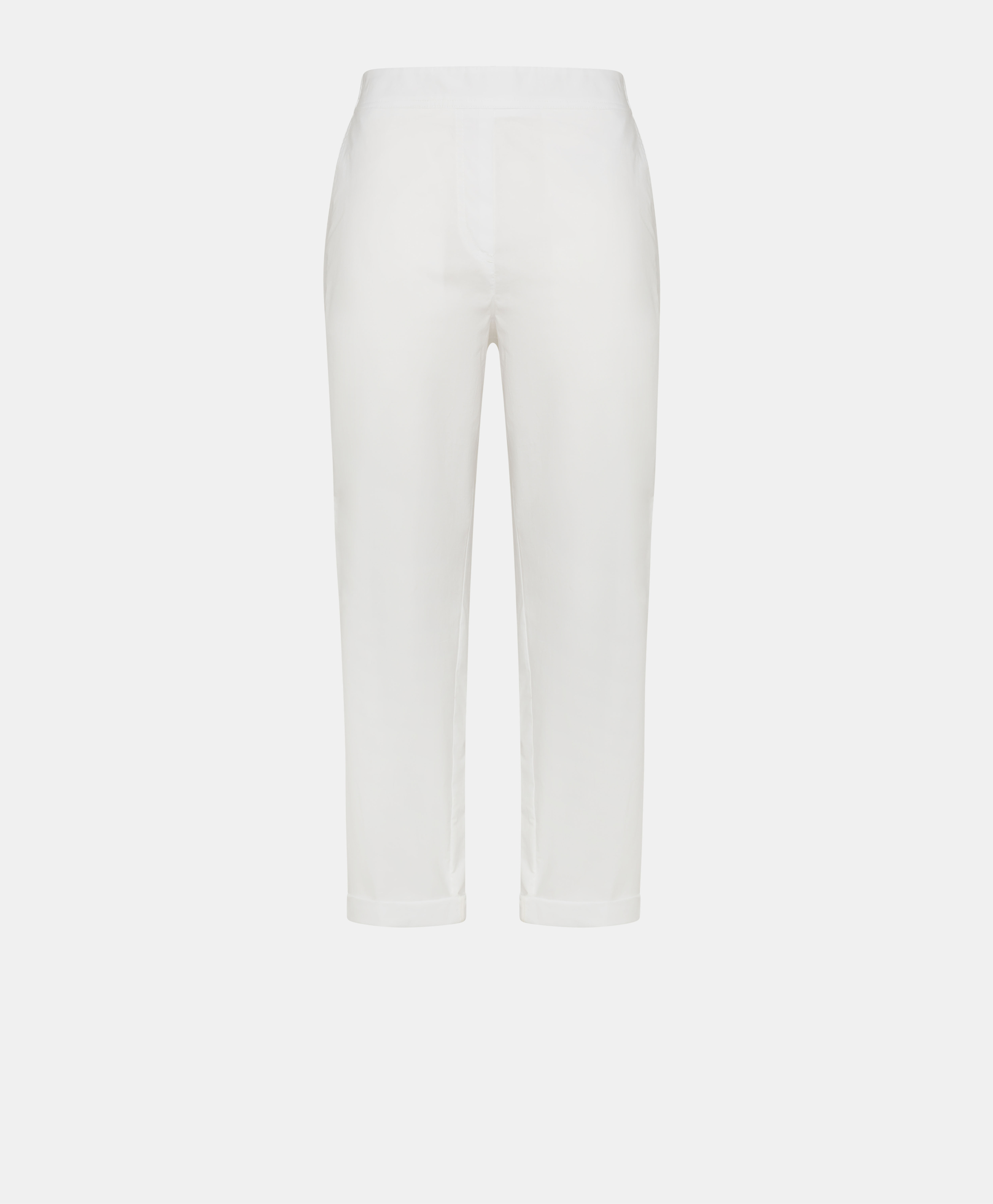 PANTALON IDAHO EN POPELINE - BLANC OPTIQUE - Momonì