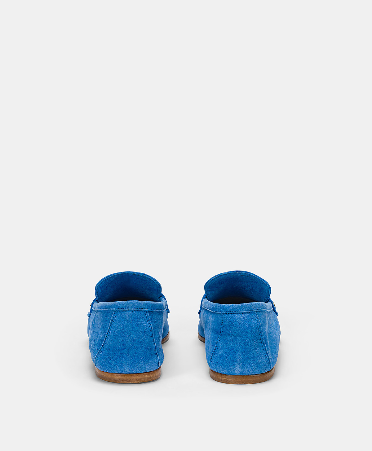 MORESCA LOAFERS IN LEATHER - BLUE - Momonì