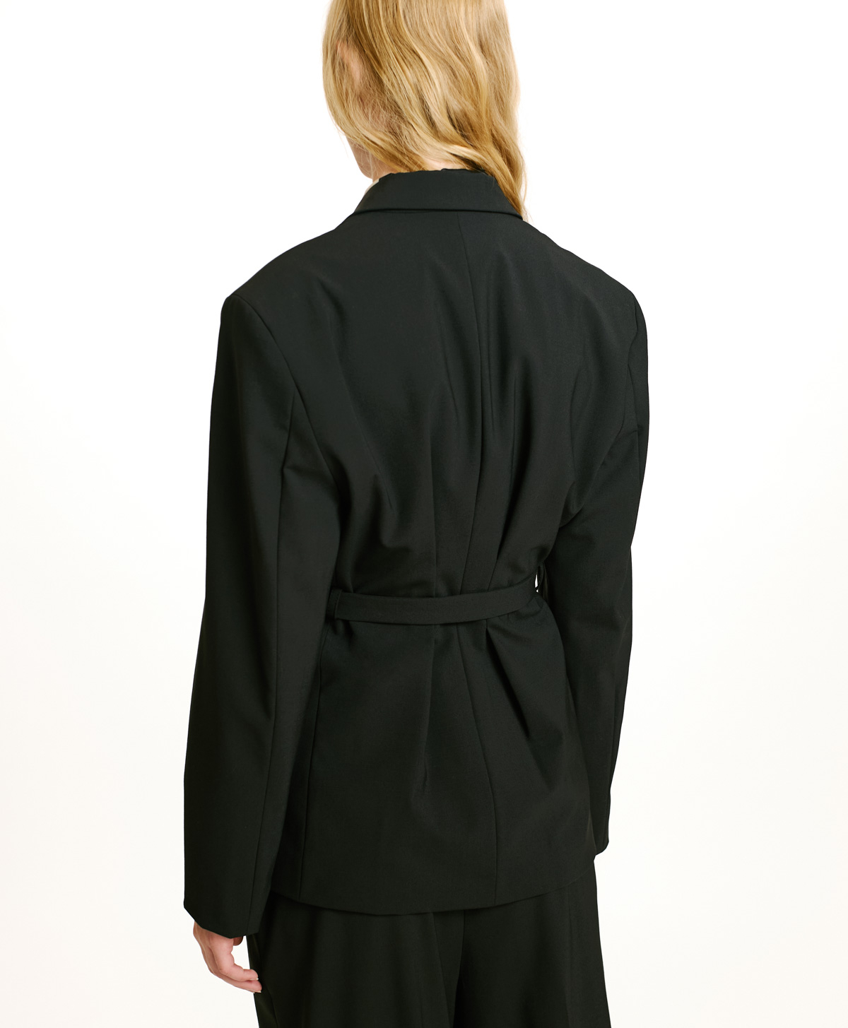 VESTE  REN EN LAINE FROIDE BISTRETCH - NOIR - Momonì