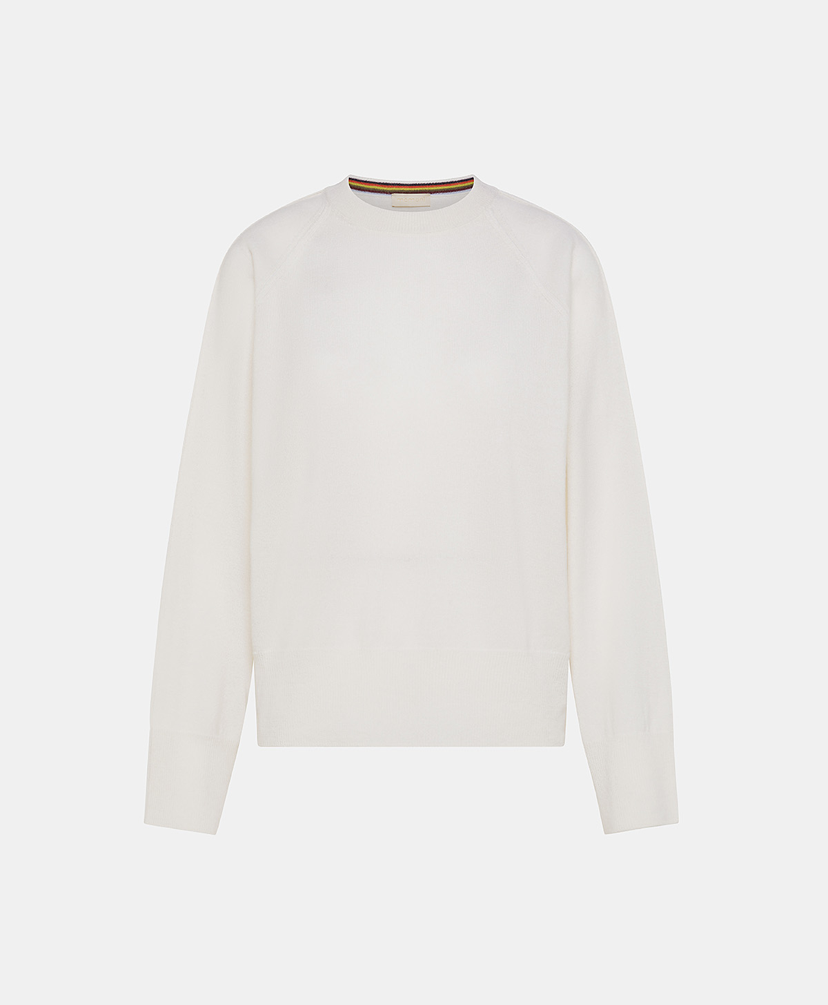 ODINO SWEATER IN MERINO WOOL/CASHMERE - CREAM - Momonì