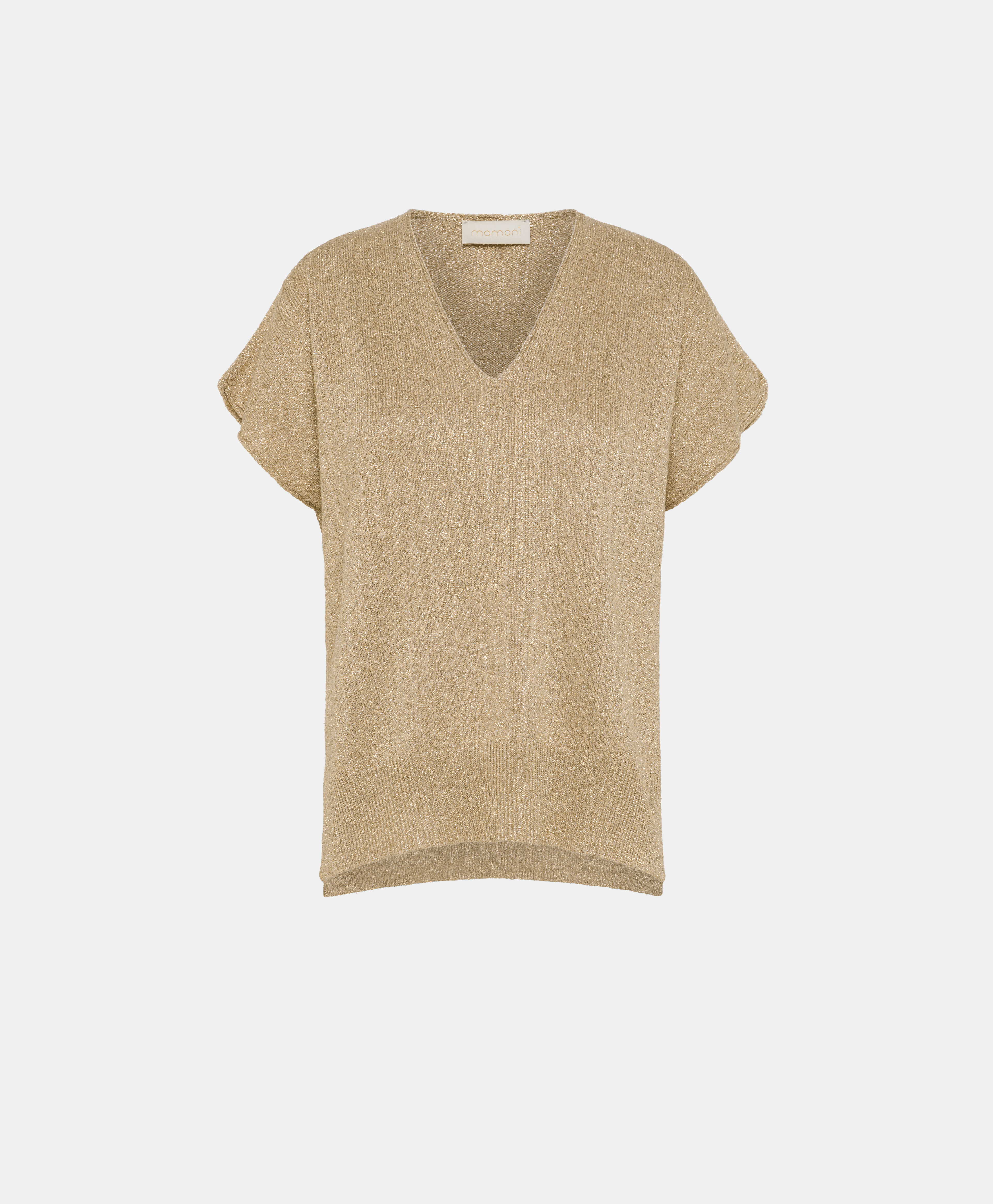 MOE LUREX SWEATER - GOLD - Momonì