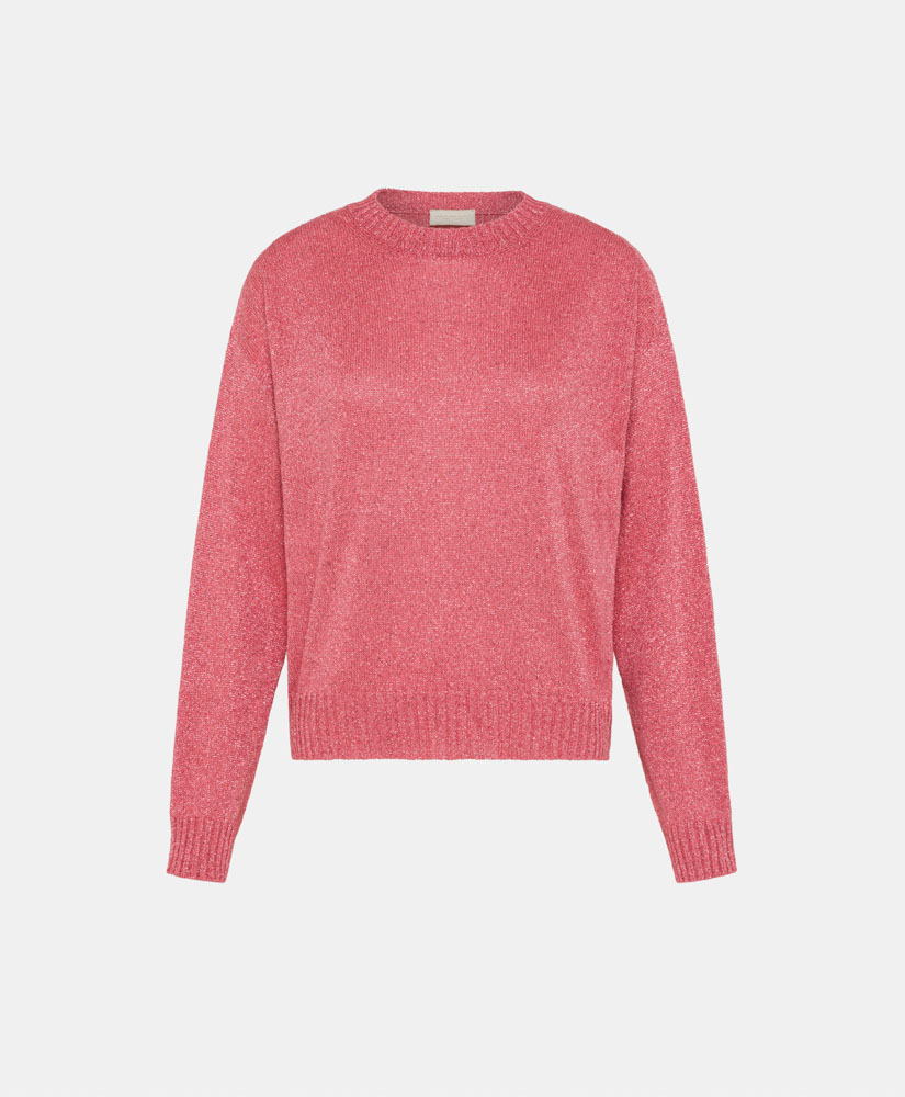 KARASU LUREX SWEATER - FUXIA - Momonì