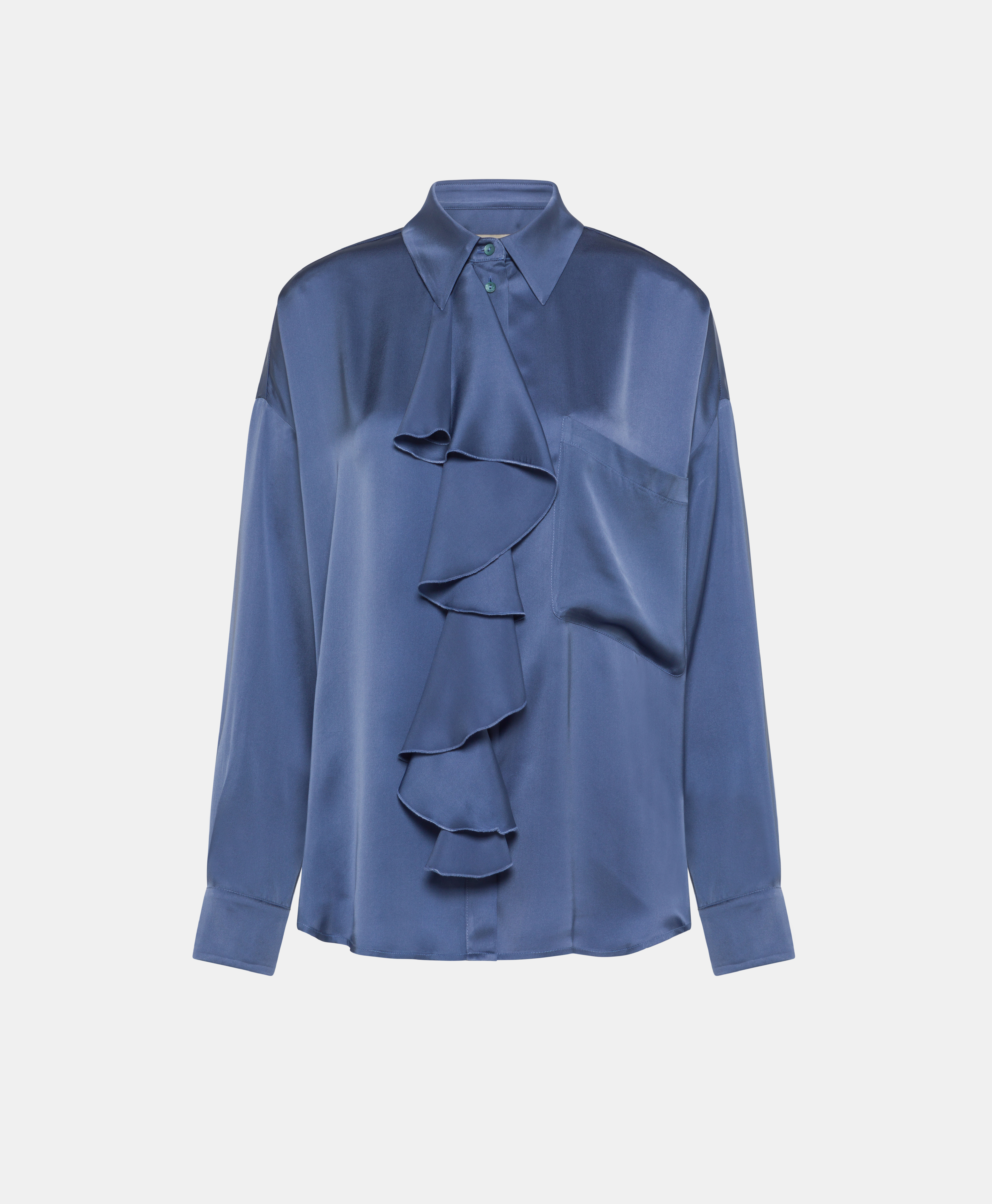 FUJITA SHIRT IN WASHED SILK - SUGAR PAPER - Momonì