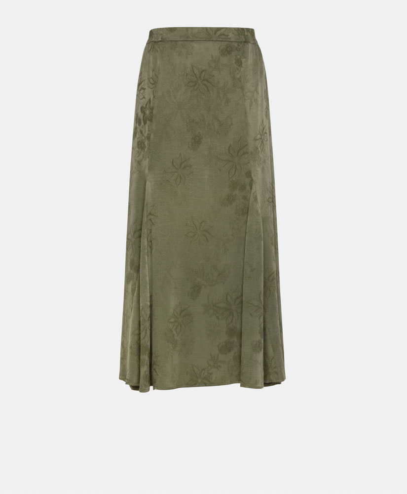 THEO SKIRT IN JACQUARD IN LYOCELL VISCOSE - BAMBOO - Momonì