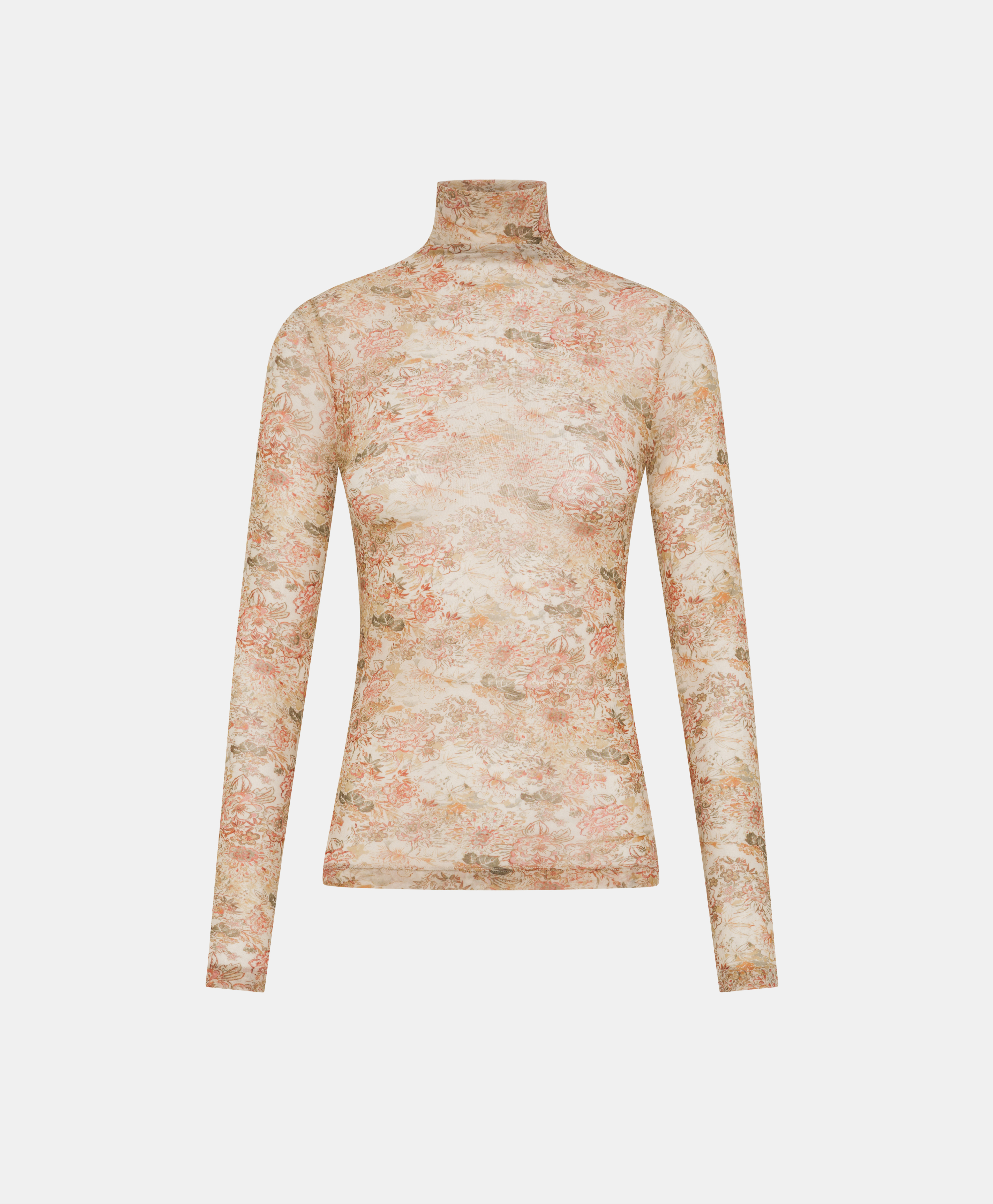 T-SHIRT INE EN NYLON IMPRIMÉ - MULTICOLORE ROSE - Momonì