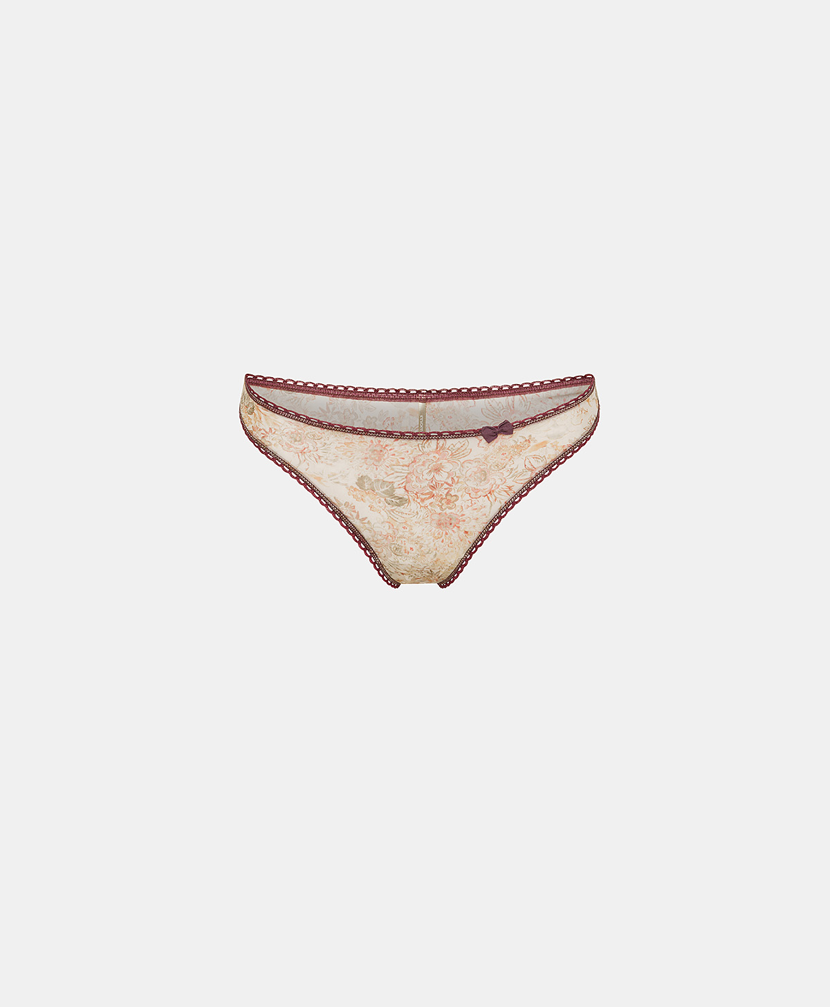 ARCA KNICKERS IN PRINTED NYLON - MULTICOLOR ROSE - Momonì