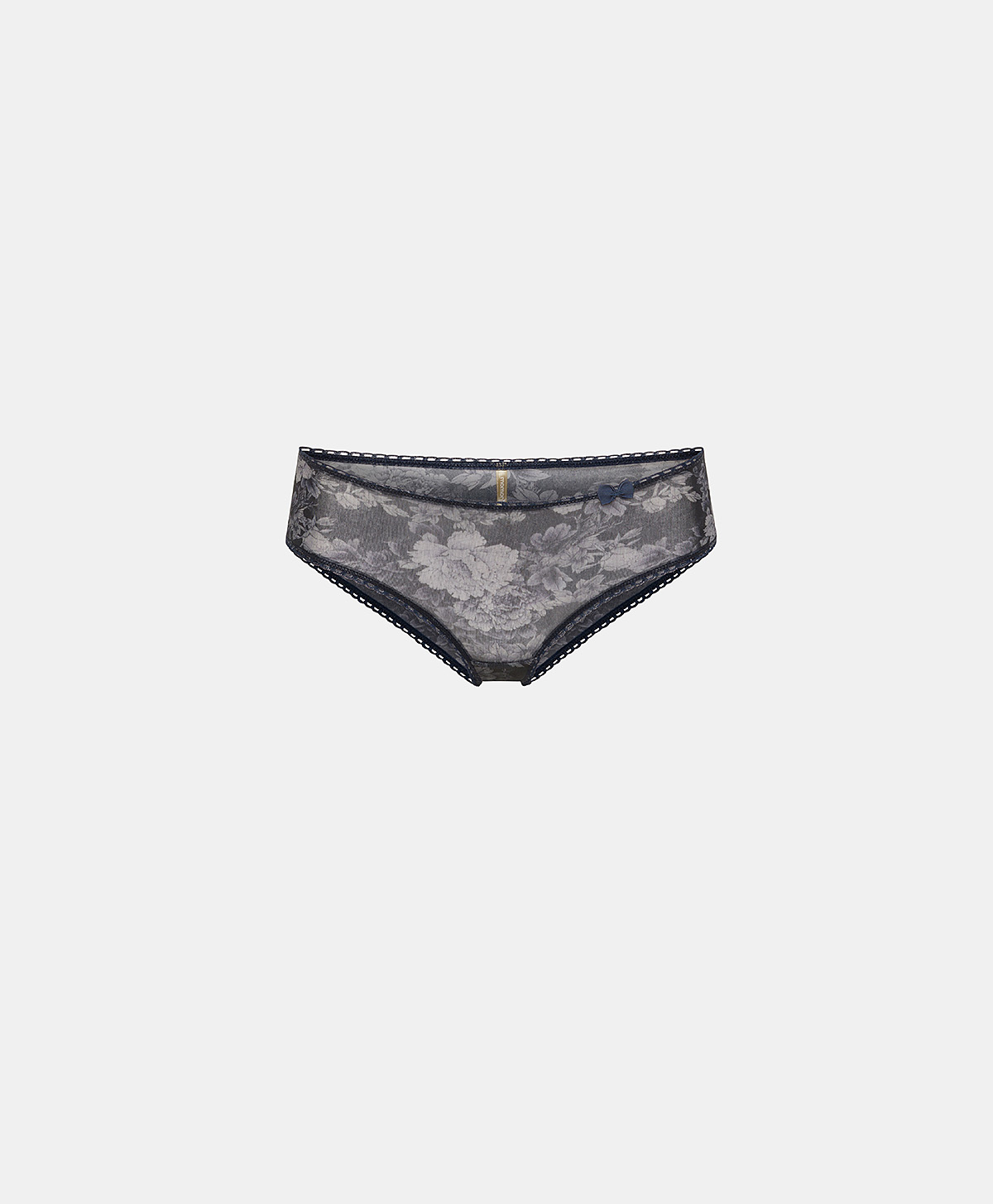 AMACA KNICKERS IN PRINTED NYLON - BLUE/BLU NIGHT - Momonì