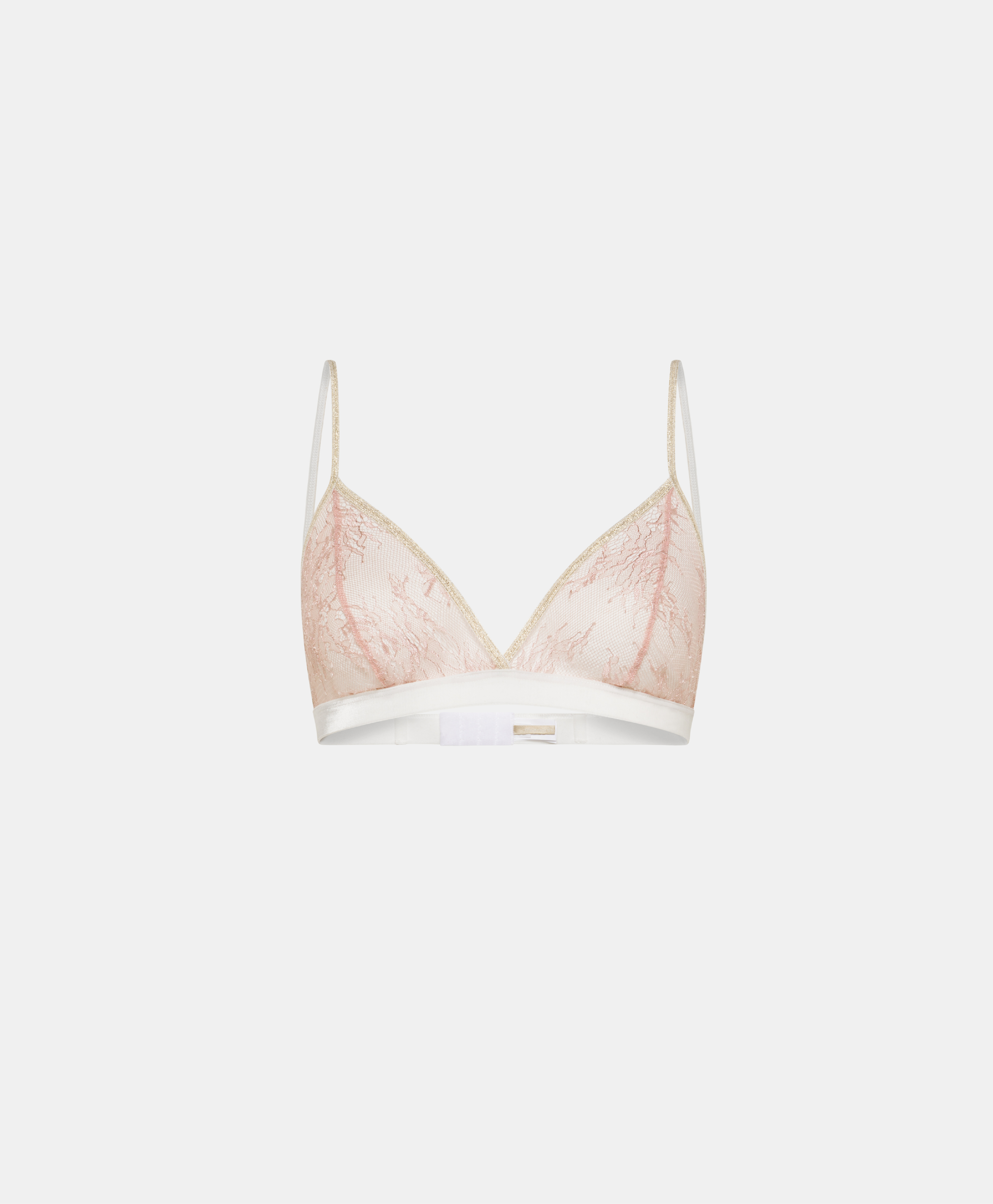 AZAMI BRA IN LACE WITH UNDERBAND - PINK - Momonì