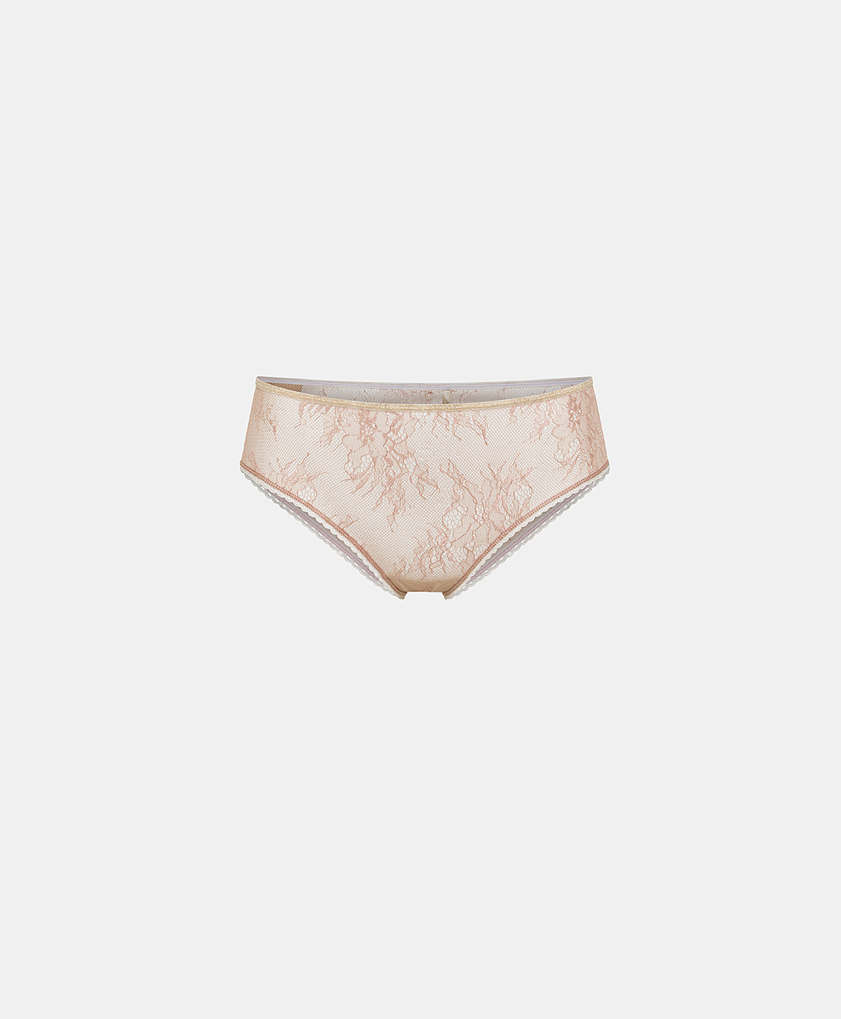 AYAME KNICKERS IN LACE - PINK - Momonì