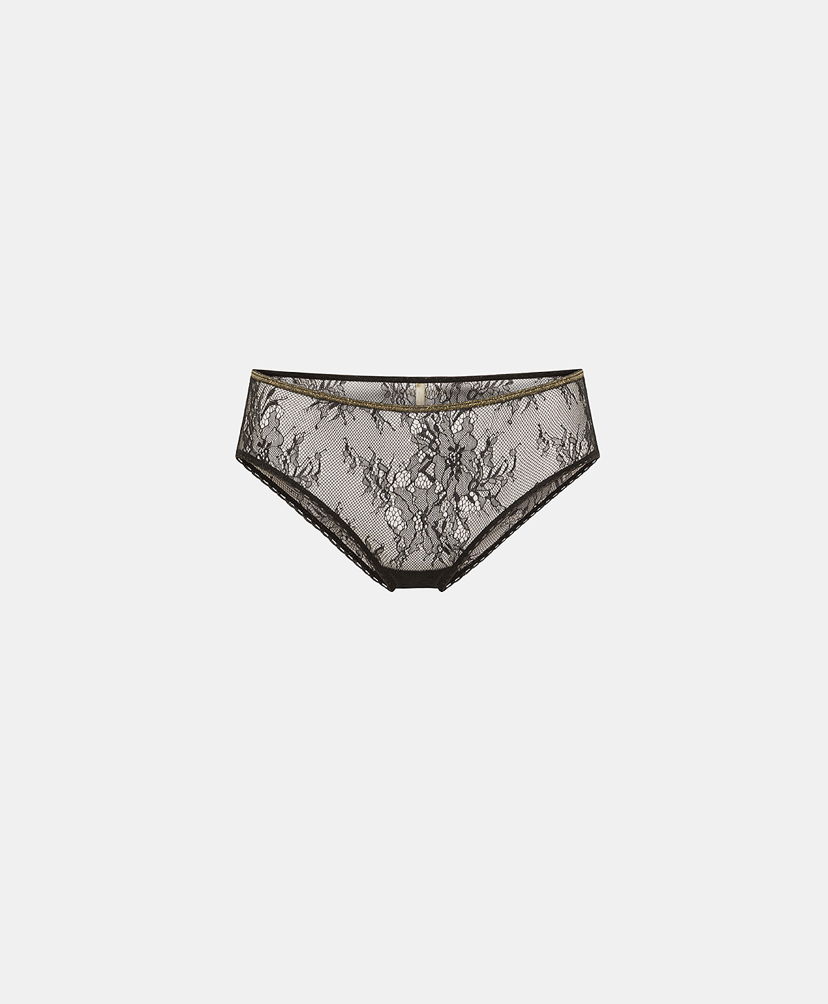 AYAME KNICKERS IN LACE - BLACK - Momonì