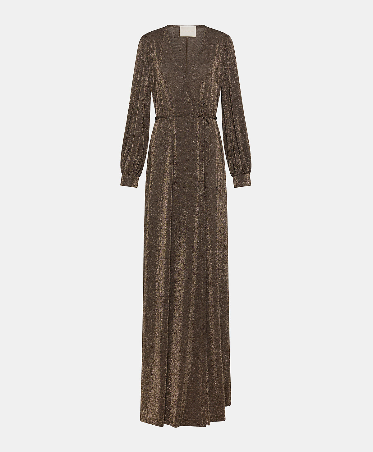 ALATERNO DRESS IN JERSEY LUREX - COPPER - Momonì