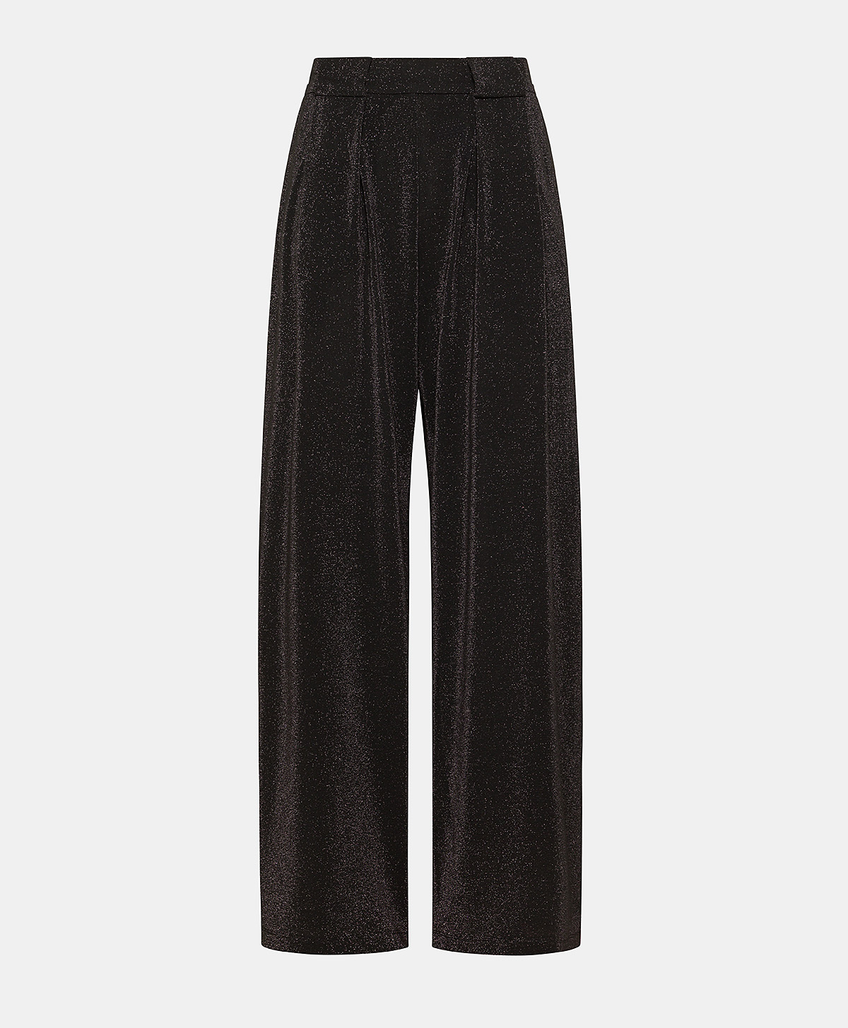 ASPEN PANT IN LUREX JERSEY - CHARCOAL GRAY - Momonì