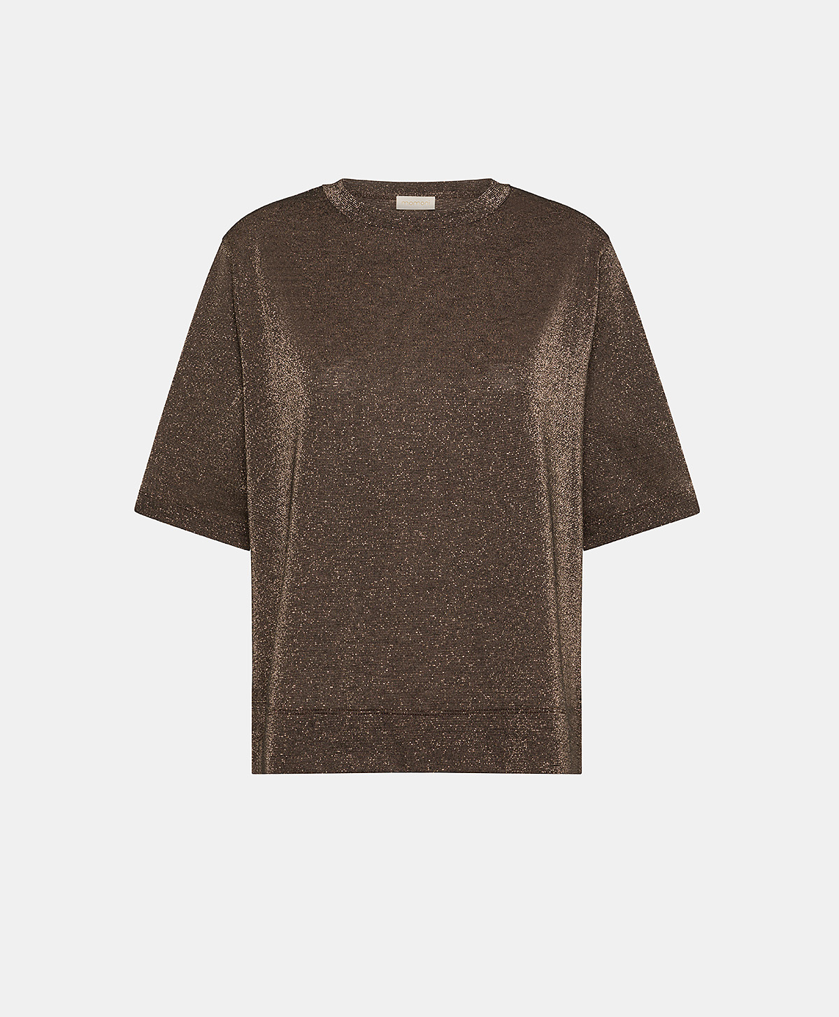 IORA TSHIRT IN JERSEY LUREX - COPPER - Momonì