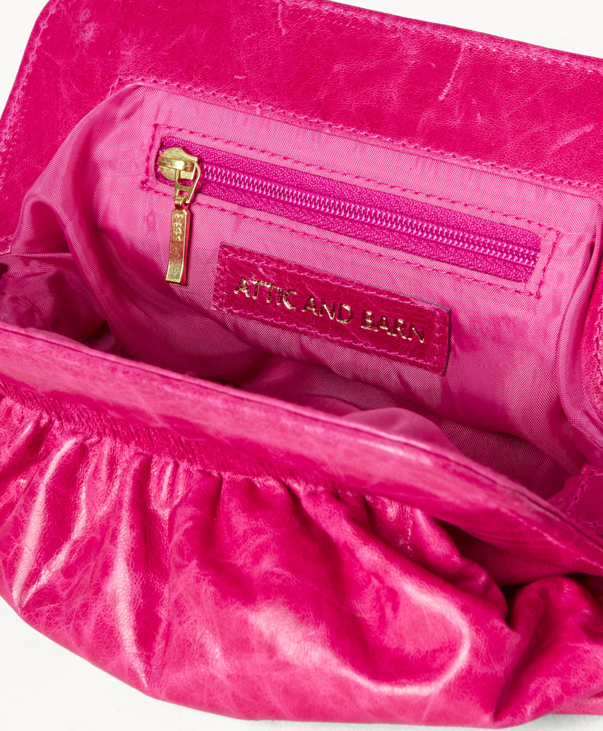 GREELEY POCHETTE EN CUIR - FUCHSIA - Momonì