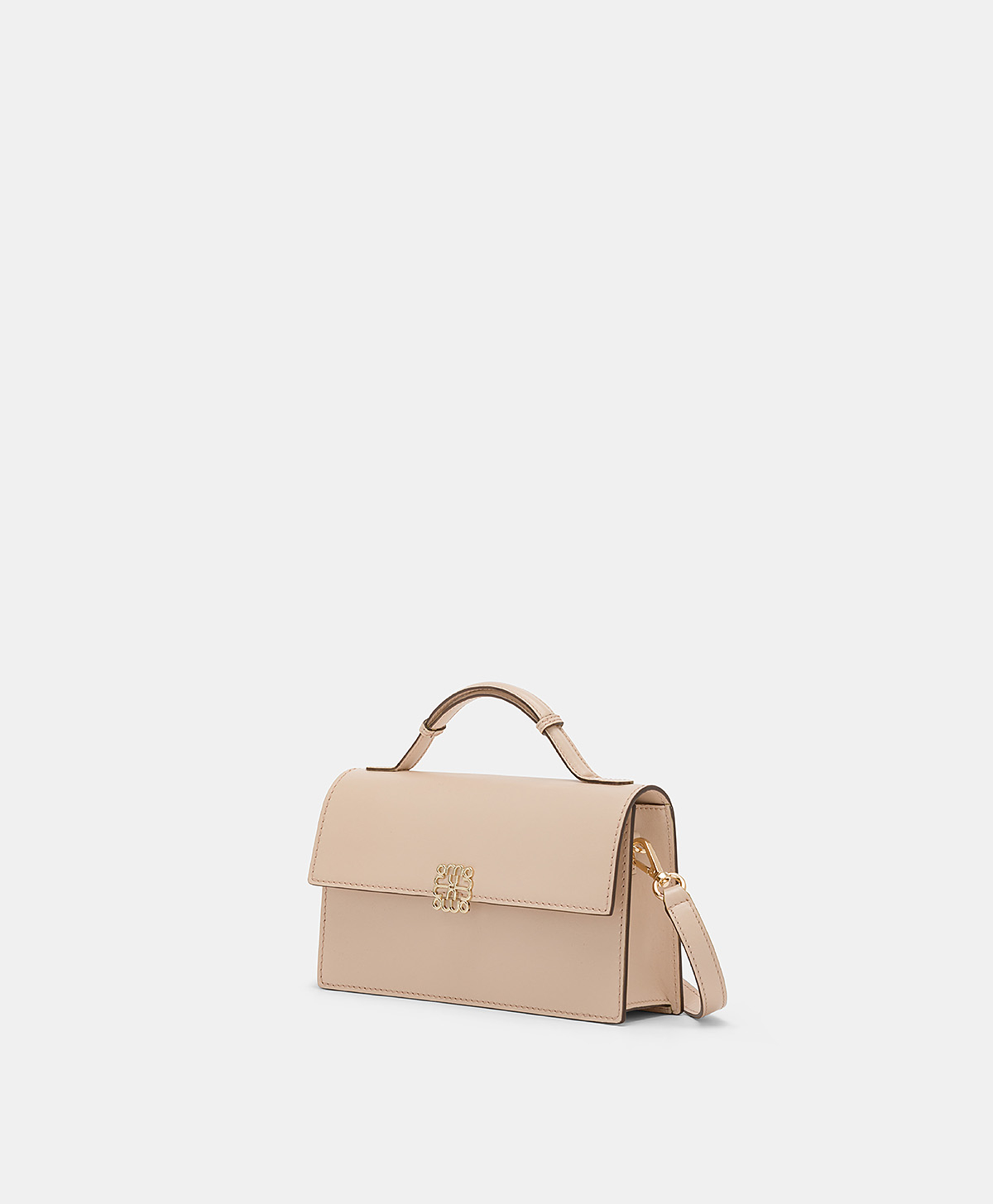 SOPHIE BAG IN NAPPA LEATHER - POWDER PINK - Momonì