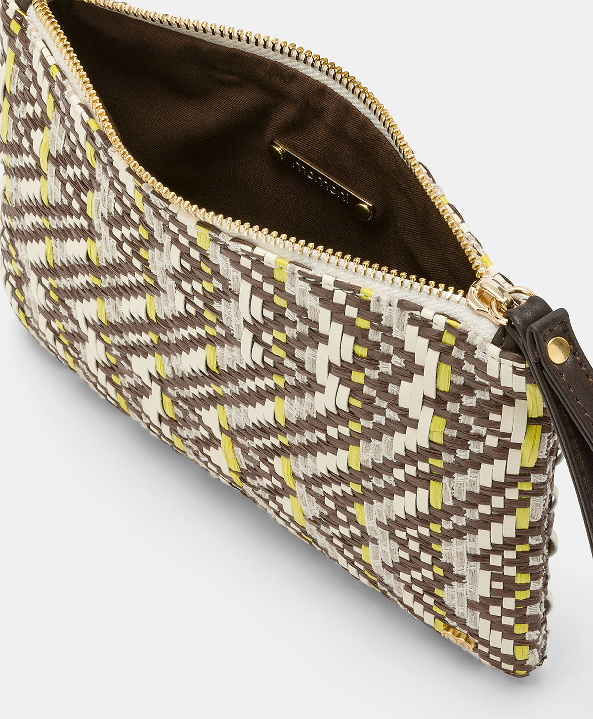 FRAGUA BAG WITH WOVEN - BROWN / MULTICOLOR - Momonì