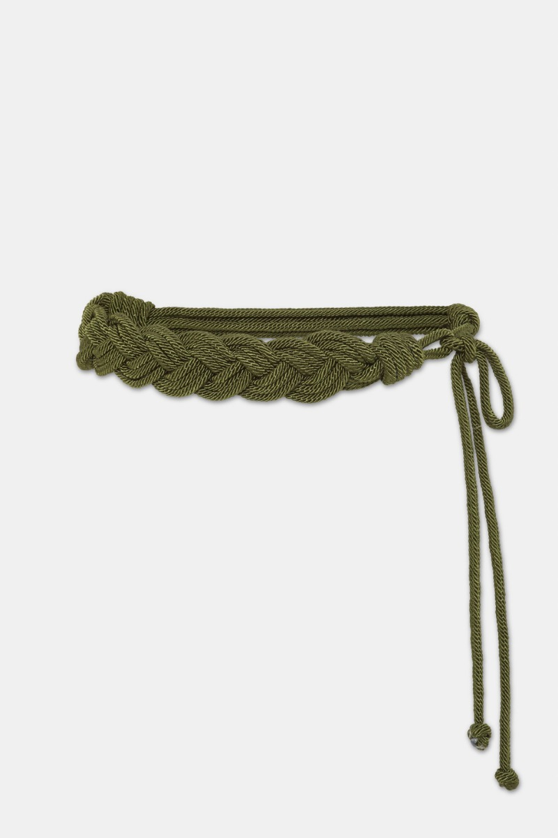 MARGARITA CORD BELT - GREEN - Momonì