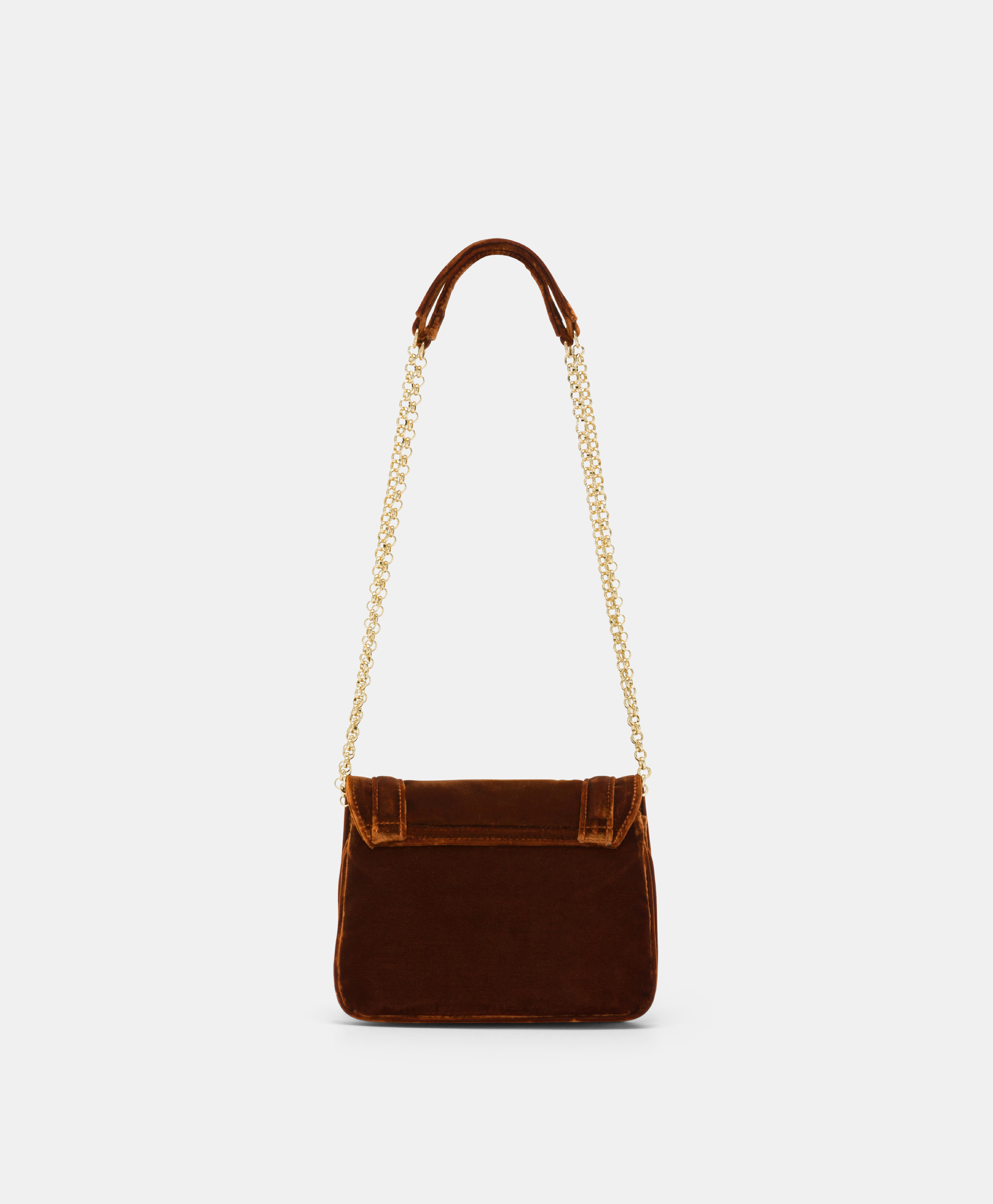 MOMONI MIMI' FLORE BAG IN SMOOTH VELVET - LEATHER - Momonì